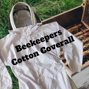 NEW Beekeepers Cotton Coverall With Detachable Veil Hood Size XXL